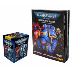 Альбом + Бокс наклеек Panini Warhammer 40,000: Warriors of the Emperor (250 наклеек)