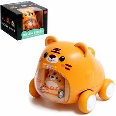 Машинка инерционная "Тигрёнок", с запуском, для мальчиков Нет бренда