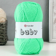 Пряжа "Baby" 100% акрил 150м/50гр (8233 яр. зеленый), 5 шт. Yarn Art