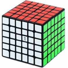 Скоростной Кубик Рубика QiYi MoFangGe 6x6х6 QiFan W / Развивающая головоломка / Черный