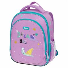 Ранец школьный Forst F-LIGHT "Snail dream" 37x28x16см, 2 отделения, 2 кармана, анатомическая спинка (FT-RY-060303)