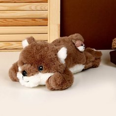 Мягкая игрушка "Собака", 33 см, цвет коричневый Нет бренда