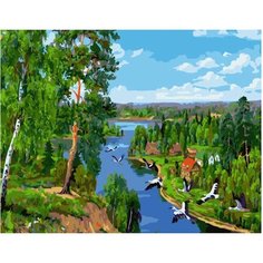 Картина по номерам Перелет птиц 40х50 см АртТойс