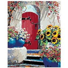 Картина по номерам Двор в цветах 40х50 см АртТойс