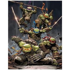 Картина по номерам Черепашки-ниндзя 40х50 см АртТойс