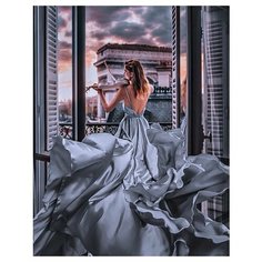 Картина по номерам Скрипачка 40х50 см АртТойс