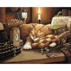 Картина по номерам Кот и мыши 40х50 см АртТойс