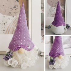 Набор для шитья. Интерьерная кукла «Гномик Альф», 30 см Арт Узор