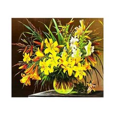 Алмазная мозаика на подрамнике 30*40 Лилии