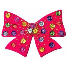 Набор для изготовления украшения-патча Яркий бантик Китай