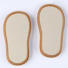Подошвы для рукоделия со стелькой, набор 2 шт, длина подошвы: 11,8 см Made in China