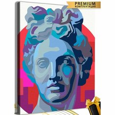 Картина по номерам «Женщина-скульптура. Арт» холст на подрамнике, 40 × 50 см Россия
