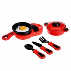 Набор посуды Готовим завтрак на блистере 1 набор Случай