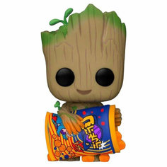 Фигурка Funko POP! Bobble Marvel I Am Groot Groot With Cheese Puffs (FL) (Exc) (1196) 71821