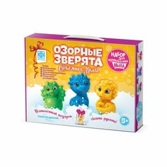 Набор для творчества Фантазёр Объемное мыло Озорные зверята Семья драконов Россия