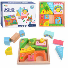 Конструктор "Яркое лето" в коробке Щепочка