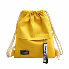 Сумка-рюкзак NOVA Style, 36х29 см, желтая