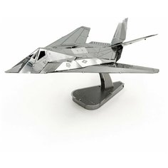 Металлический конструктор / 3D конструктор / Сборная модель Двухдвигательный штурмовик F-117