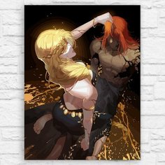 Картина по номерам на холсте игра Elden Ring (Радагон, Марика) - 12593 В 30x40 Бруталити