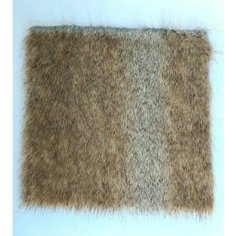 Мех искусственный для рукоделия, "Сурикат", 50Х50 Нет бренда