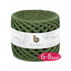 Трикотажная пряжа - Стандарт - Тёмная оливка Бейка Стиль