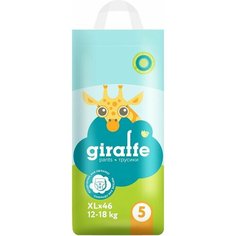 Трусики-подгузники Lovular Giraffe XL 12-18кг 46шт х3шт