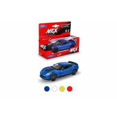 Машинка 2017 CHEVROLET CORVETTE Z06 / модель машины 1:38 с пружинным механизмом / цвет в ассортименте Welly