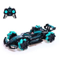 Машина радиоуправляемая «Формула», 4WD, эффект дыма, цвет зелёный Noname
