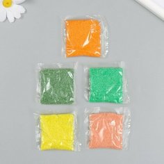 Набор цветного песка №9, 5 цветов, по 20 гр, 3 штуки Noname