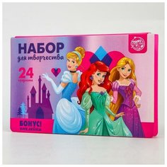 Набор для творчества Принцессы, 24 предмета Disney