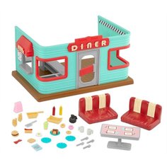 Игровой набор Lil Woodzeez Закусочная с мебелью и аксессуарами
