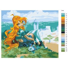 Картина по номерам Z-490 "Винкс. Блум" 80x100 Brushes Paints