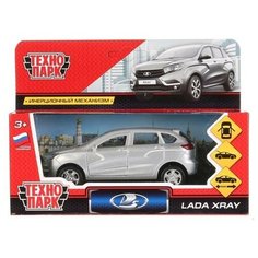 Модель XRAY-SL LADA XRAY серебристыйТехнопарк в коробке
