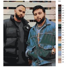 Картина по номерам Y51 "Hammali & Navai" 80x100 Brushes Paints