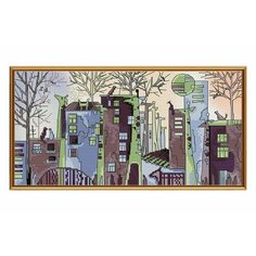 Набор для вышивания крестом нова слобода Жирафы, 30*15см Nova Sloboda