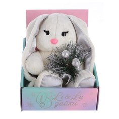 Мягкая игрушка Зайки Li&Lu Зимняя Li, 25 см, белый