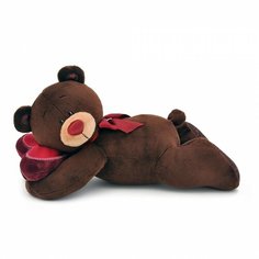 Мягкая игрушка Orange Toys Мишка Choco лежебока длина, 30 см, коричневый