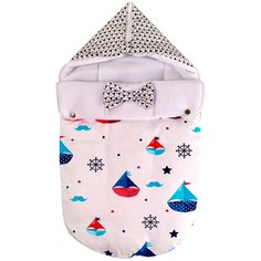 Конверт-мешок СуперМаМкет JustCute демисезонный, 68 см, морской 3.0