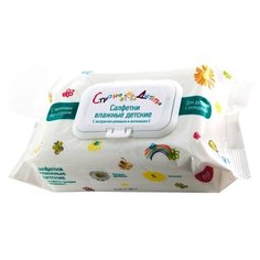 Салфетки влажные детские Страна Детства экстракт ромашки и витамин Е 80 шт Авангард