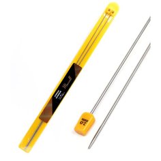 Спицы для вязания прямые Maxwell Gold, металл арт.35-20 2,0 мм /35 см (2 шт)