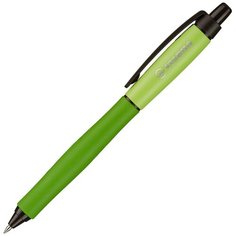 Ручка гелевая Stabilo Palette XF, автоматическая, зеленый корпус, 0,35 мм, синяя