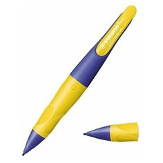 Карандаш механический для обучения письму правшей HB 1,4мм STABILO EASYergo, фиолетово-желтый
