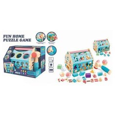 Домик сортер развивающий 28х19х20,3 см Y12695084