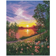 Набор для вышивания Овен "Летний закат" 28x36 см