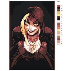 Картина по номерам Т323 "одна из трех дочерей леди демитреску" 40Х60 Brushes Paints