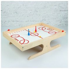 Игра настольная деревянная Магнитный хоккей с мячом Нет бренда