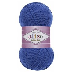 Пряжа Alize COTTON GOLD 141 василек. Упаковка - 5 мотков