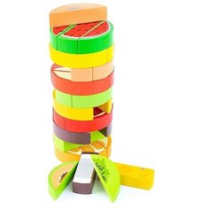 Логический игровой набор "Башня"" Фрукты" ( 30 дет.) Томик
