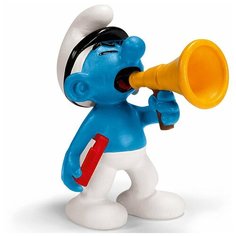 Смурф Продюсер 5,6 см из мультфильма Смурфики — фигурка игрушка 20715 Schleich