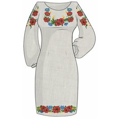 Набор для вышивания и шитья крестом платья "Каролинка"(цена производителя)